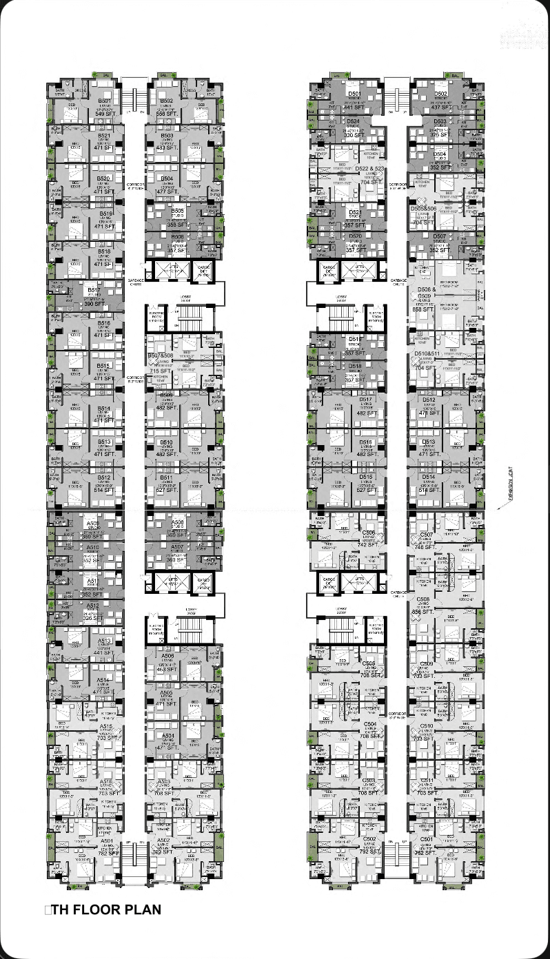 Amanah Noor Residence Tower A & B — floor plan — photo 6 of 10