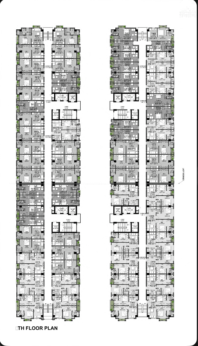 Amanah Noor Residence Tower A & B — floor plan — photo 5 of 10
