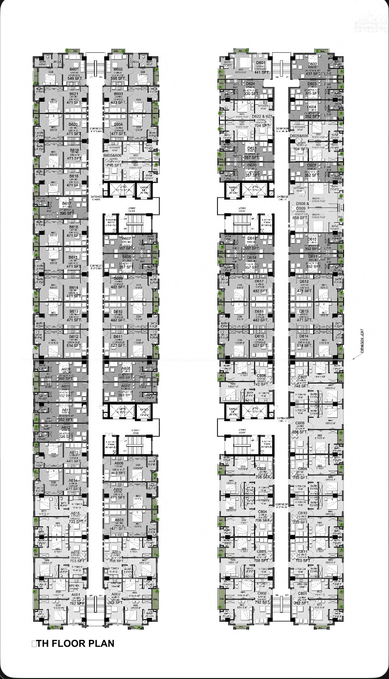 Amanah Noor Residence Tower A & B — floor plan — photo 7 of 10
