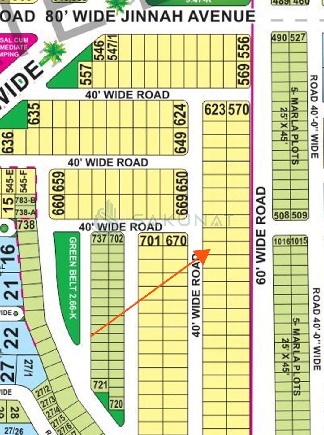 10 Marla Residential Plot for sale in Bahria Town - Sector E, Lahore
