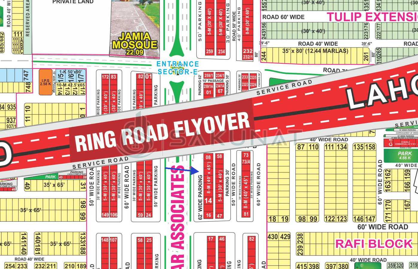 8 Marla Commercial Plot for sale in Bahria Town - Sector E, Lahore