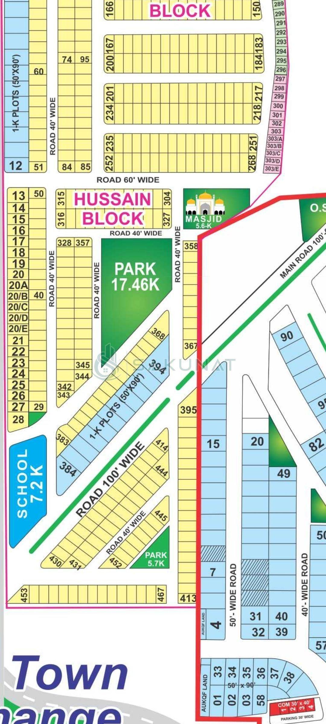 10 Marla Residential Plot for sale in Bahria Town - Nargis Block, Lahore