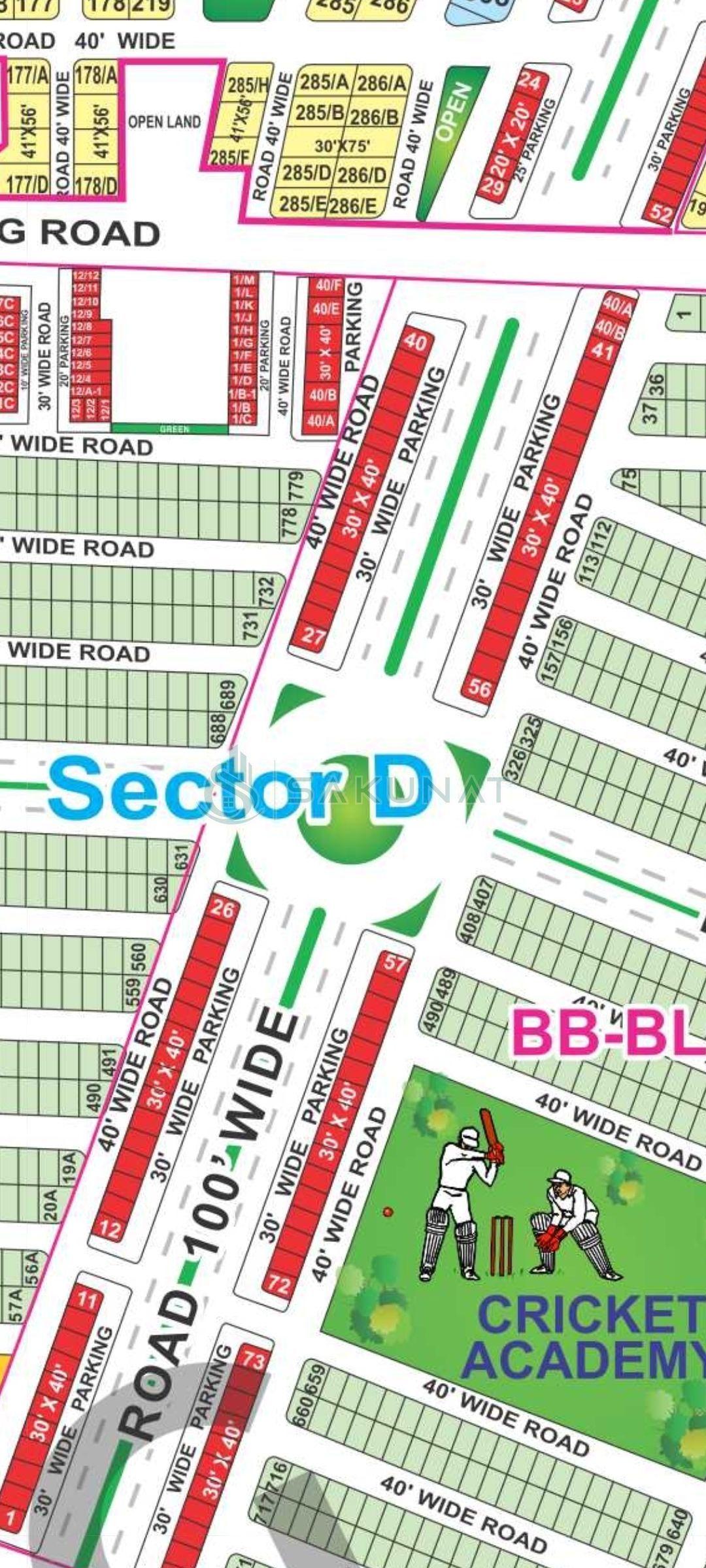 5 Marla Commercial Plot for sale in Bahria Town - Block AA, Lahore