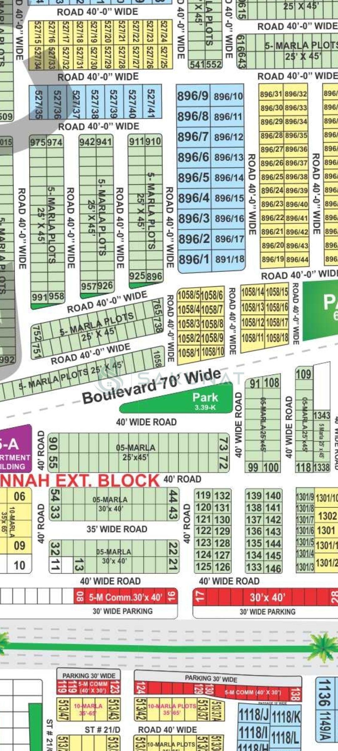 5 Marla Residential Plot for sale in Bahria Town - Jinnah Extension Block, Lahore