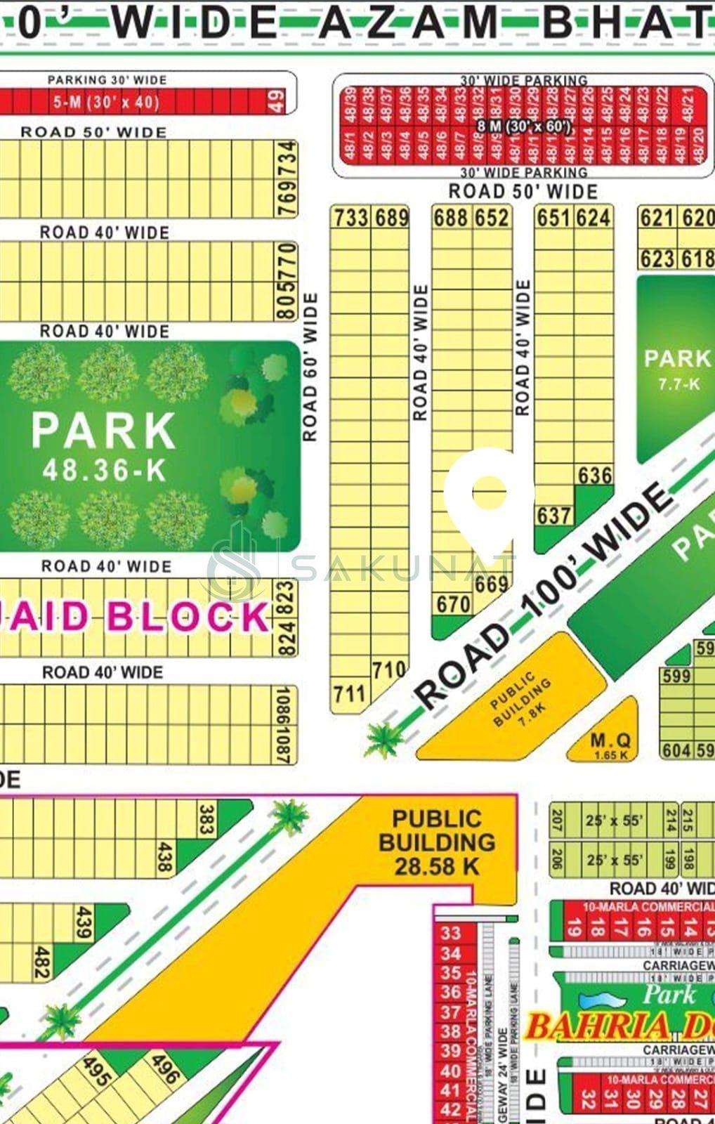 10 Marla Residential Plot for sale in Bahria Town - Sector E, Lahore