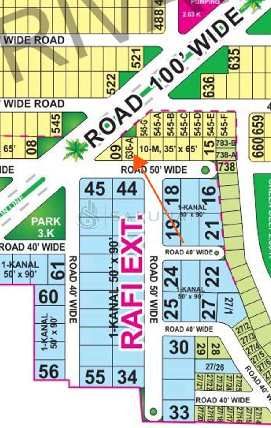 10.5 Marla Residential Plot for sale in Bahria Town - Sector E, Lahore